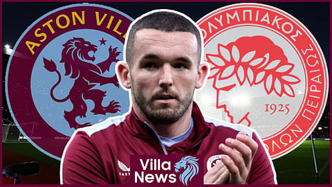 John McGinn must step up for Aston Villa against Olympiacos