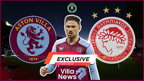 Matty Cash started on the wing for Aston Villa v Olympiacos