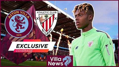 Aston Villa have been linked with Athletic Bilbao gem Nico Williams