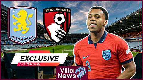 Aston Villa forward Cameron Archer has been linked with a move to Bournemouth