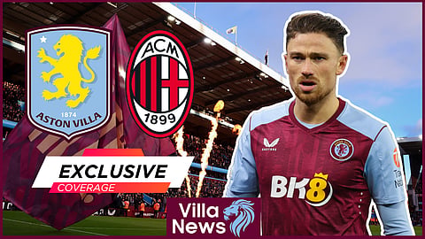 Aston Villa defender Matty Cash has been linked with AC Milan