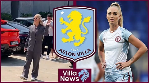 Aston Villa Women star Alisha Lehmann spotted arriving at Juventus [Credit: Mauro Munno]