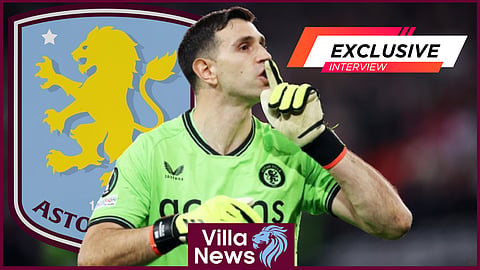 Aston Villa star Emiliano Martínez