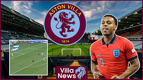 Cameron Archer sends Aston Villa message to Unai Emery as footage emerges. Credit: Aston Villa via X