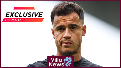 Aston Villa playmaker Philippe Coutinho is close to leaving Villa Park