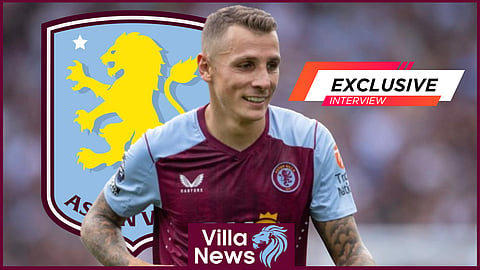 Aston Villa left-back Lucas Digne