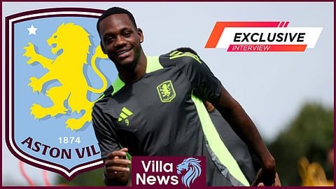 Aston Villa forward Jhon Duran [Credit: @VillaReport on X]