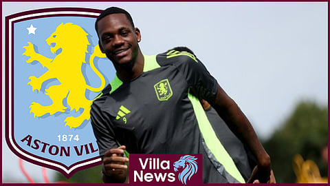 Aston Villa striker Jhon Duran [Credit: @VillaReport on X]