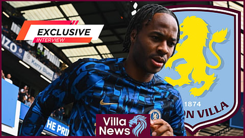 Aston Villa are interested in signing Raheem Sterling [Credit: @chelseafc on X]