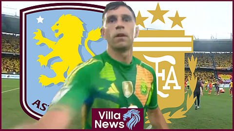 Aston Villa and Argentina star Emi Martinez [Credit: @Lucho_Picholis via X]