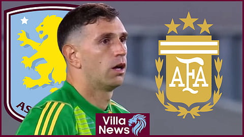 Aston Villa star Emi Martinez featured for Argentina [Credit: CONMEBOL on YouTube]
 