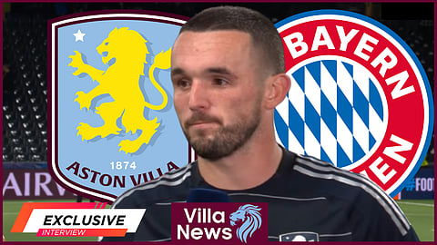 John McGinn could miss Aston Villa v Bayern Munich (credit: TNT Sports on YouTube)