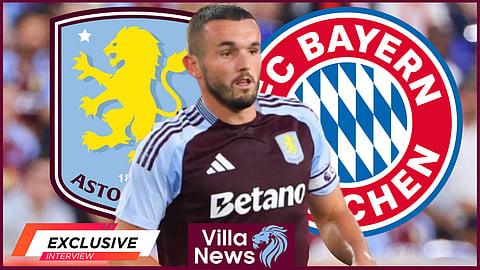 John McGinn will miss Aston Villa v Bayern Munich (Credit: Imago)
