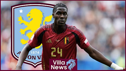 Aston Villa and Belgium midfielder Amadou Onana