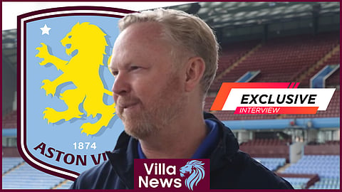 Aston Villa President of Footballing Operations Chris Heck [credit: Aston Villa FC on YouTube]