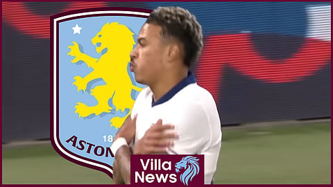 Aston Villa and England star Morgan Rogers [credit: England on YouTube]