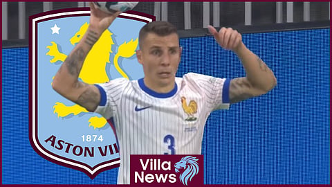 Aston Villa and France defender Lucas Digne [credit: Viaplay international on YouTube]