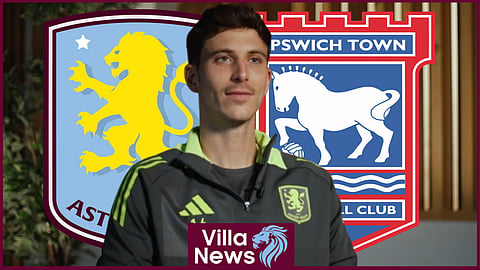 Aston Villa star Pau Torres could struggle against Ipswich Town [credit: Aston Villa Football Club on YouTube]