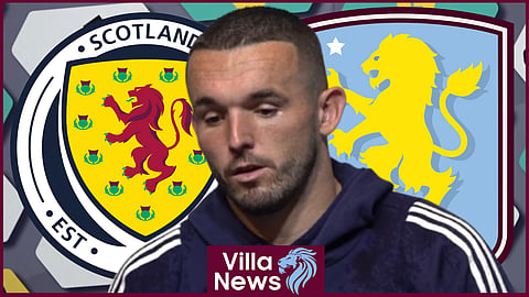 Aston Villa captain John McGinn featured for Scotland [credit: The Scottish Sun on YouTube]