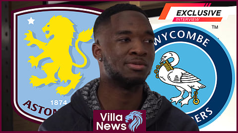 Lamare Bogarde featured for Aston Villa against Wycombe [Credit: LiveScore on YouTube]