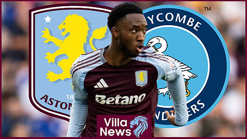 Lamare Bogarde struggled for Aston Villa against Wycombe Wanderers (credit: Imago)