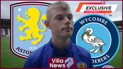 Rory Wilson didn't feature for Aston Villa v Wycombe Wanderers [credit: Scotland National Team on YouTube]