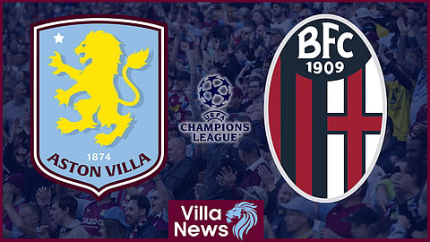 Aston Villa face Bologna in the Champions League 