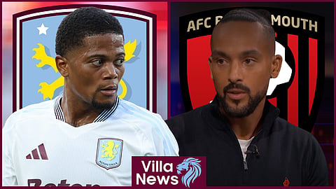 Theo Walcott has reacted to Leon Bailey in Aston Villa v Bournemouth [credit: Match of the Day on BBC Iplayer and Imago]