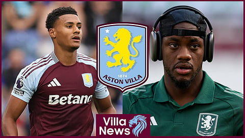 Aston Villa strikers Jhon Duran and Ollie Watkins [Credit: Imago]