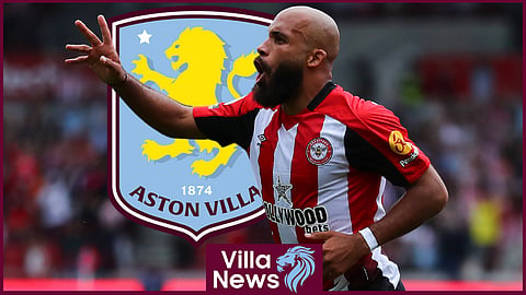 Aston Villa have shown interest in Brentford star Bryan Mbeumo (credit: Imago)
