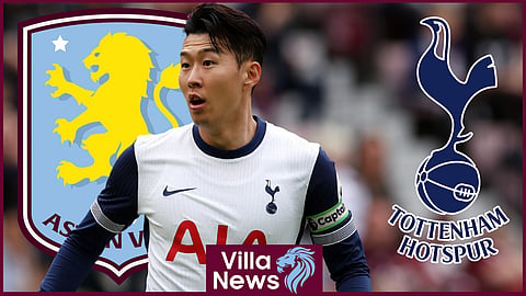 Son Heung-min could miss out against Aston Villa (credit: Imago)