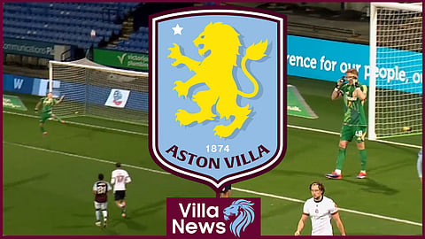 Oliwier Zych was superb for Aston Villa v Bolton Wanderers [credit: VillaTV]