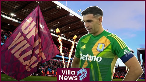 Emi Martinez, Aston Villa goalkeeper. Credit: TNT Sports