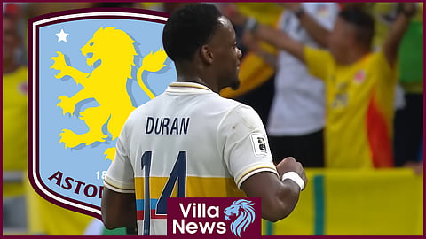 Aston Villa and Colombia striker Jhon Duran [credit: CONMEBOL on YouTube]
