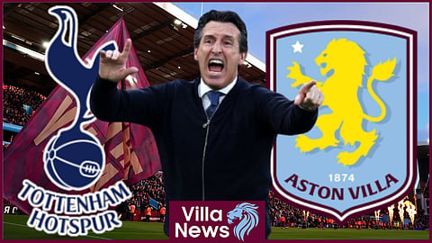 Unai Emery will take his Aston Villa side to face Tottenham [Credit: Imago]