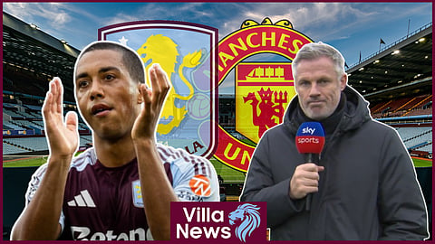 Jamie Carragher comments on Tielemans backfire as Aston Villa draw v Manchester United. Credit: Imago / Sky Sports