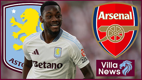 Aston Villa forward Jhon Duran has been mooted at Arsenal (credit: Imago)
