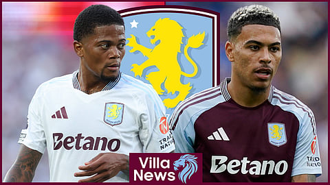 Aston Villa attackers Leon Bailey and Morgan Rogers (credit: Imago)