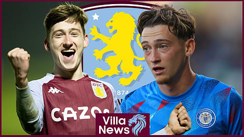Aston Villa ace Louie Barry is on loan at Stockport County