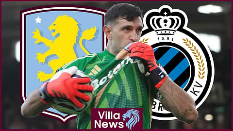 Emi Martinez was praised for Aston Villa v Club Brugge [credit: Aston Villa Football Club on YouTube]