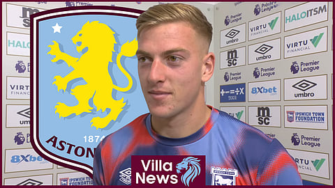 Aston Villa have been linked to Ipswich Town star Liam Delap [credit: Optus Sport on YouTube]
