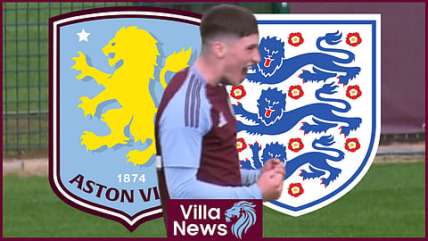 Aston Villa and England youngster Ben Broggio [credit: VillaTV]