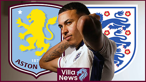 Aston Villa and England star Morgan Rogers [credit: England on YouTube]