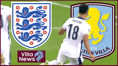 Aston Villa striker Ollie Watkins scored for England [credit: ITV Football on YouTube]