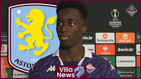 Aston Villa have been linked to Michael Kayode [credit: 
FIORENTINA OFFICIAL on YouTube]
