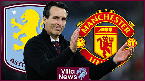 Aston Villa manager Unai Emery was linked to Manchester United