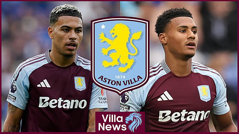 Aston Villa stars Morgan Rogers and Ollie Watkins (Credit: Imago)