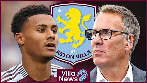 Aston Villa striker Ollie Watkins and Paul Merson [Credit: Imago]