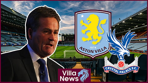 Richard Keys reacted to an incident In Aston Villa v Crystal Palace.
