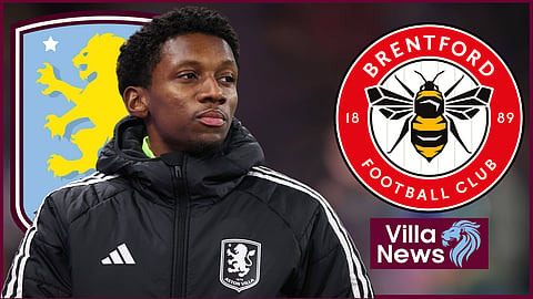 Aston Villa winger Jaden Philogene featured against Brentford (credit: Imago)